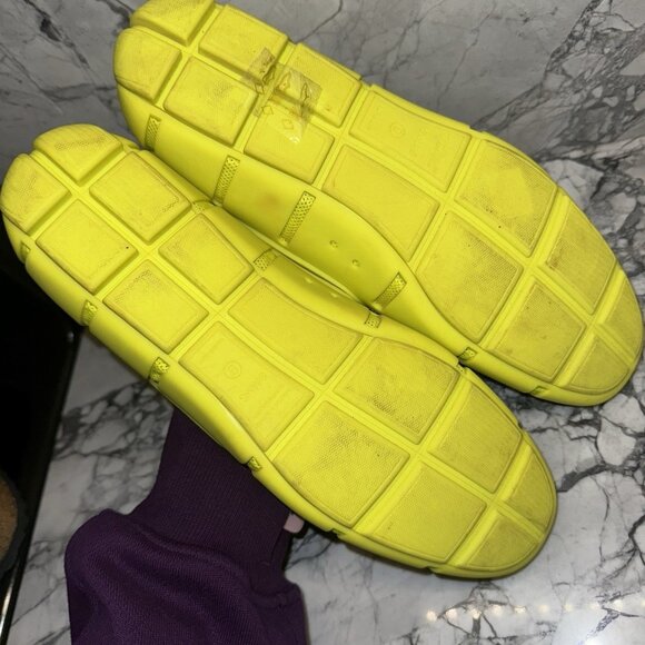 SWIMS Penny Loafers Neon Yellow Size 7 Excellent - Picture 5 of 6